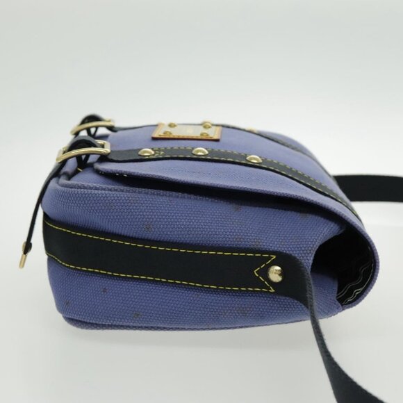 LOUIS VUITTON Antigua Buzzus PM Shoulder Bag Blue M40081 LV Auth bs19172 - Picture 5 of 16